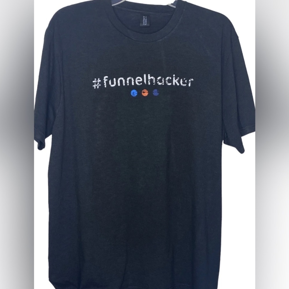 Vintage District Made Unisex XL Dark Gray T-shirt Clickfunnels #funnelhacker.